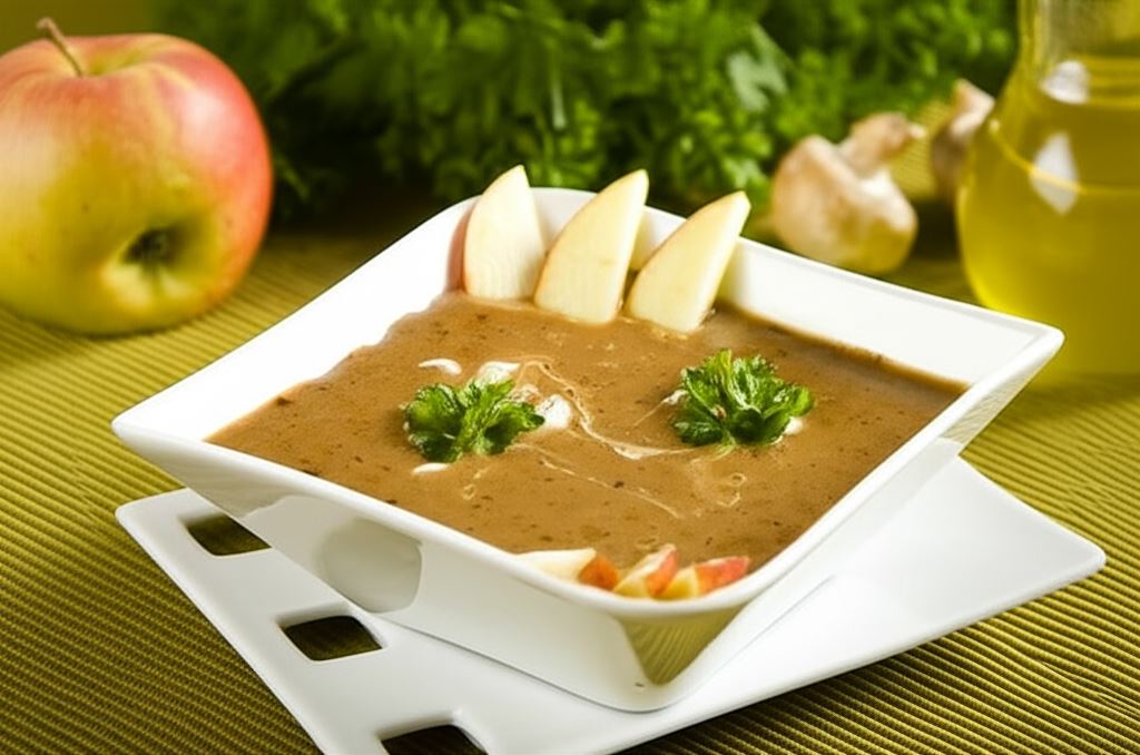 Zupa grzybowa z owocami