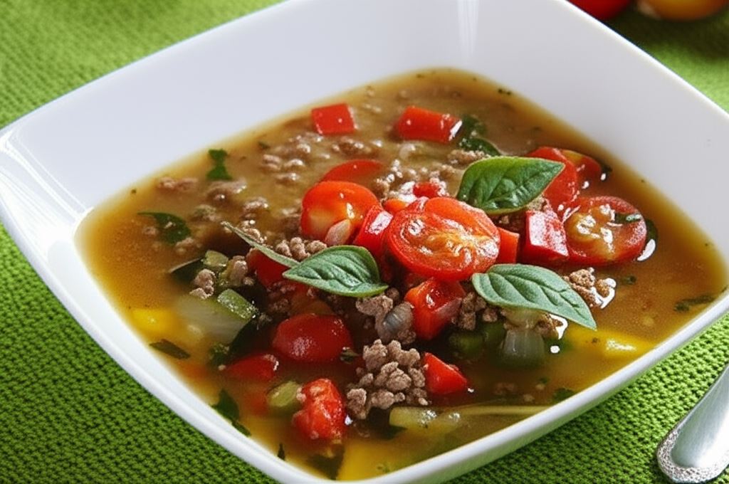 Zupa gulaszowa z papryką