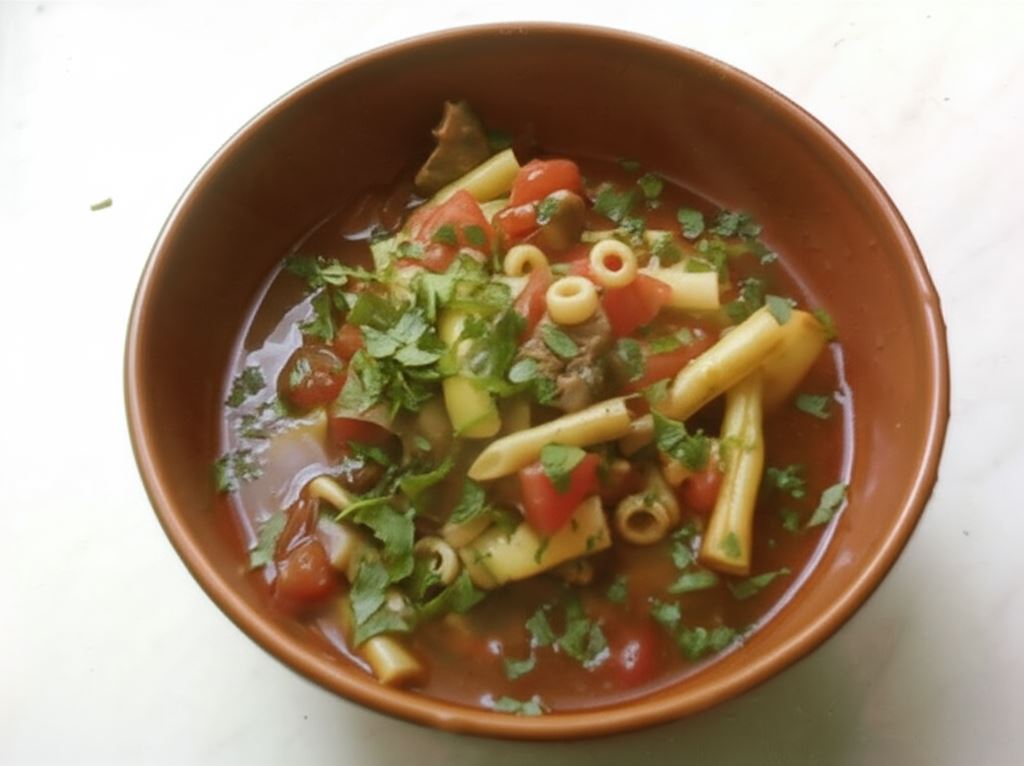 Zupa gulaszowo pomidorowa