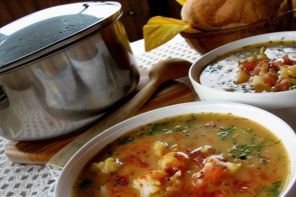 Zupa jarzynowa z jagłami