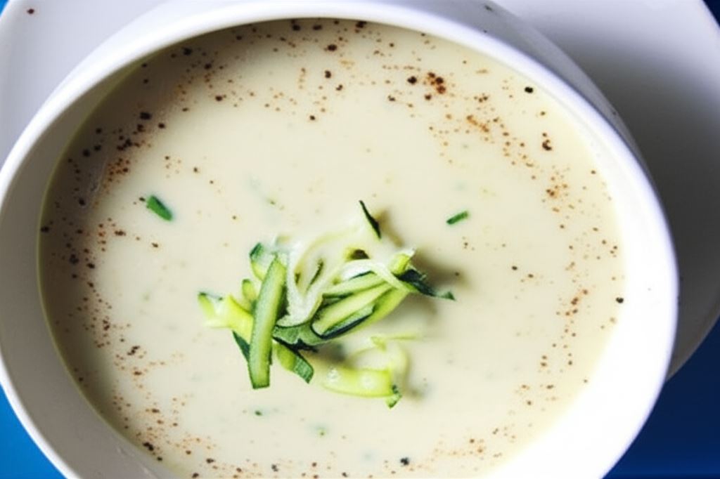 Zupa krem serowo-cukiniowa