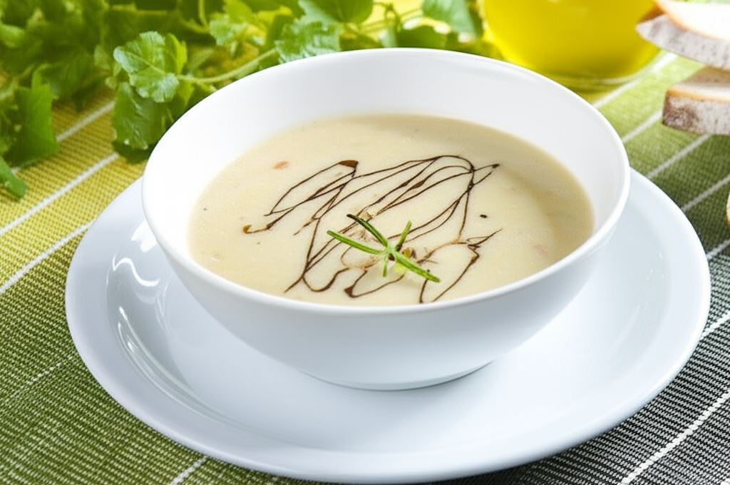 Zupa krem z kurek a la gulaszowa
