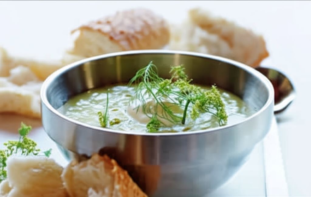 Zupa krem z zielonego groszku