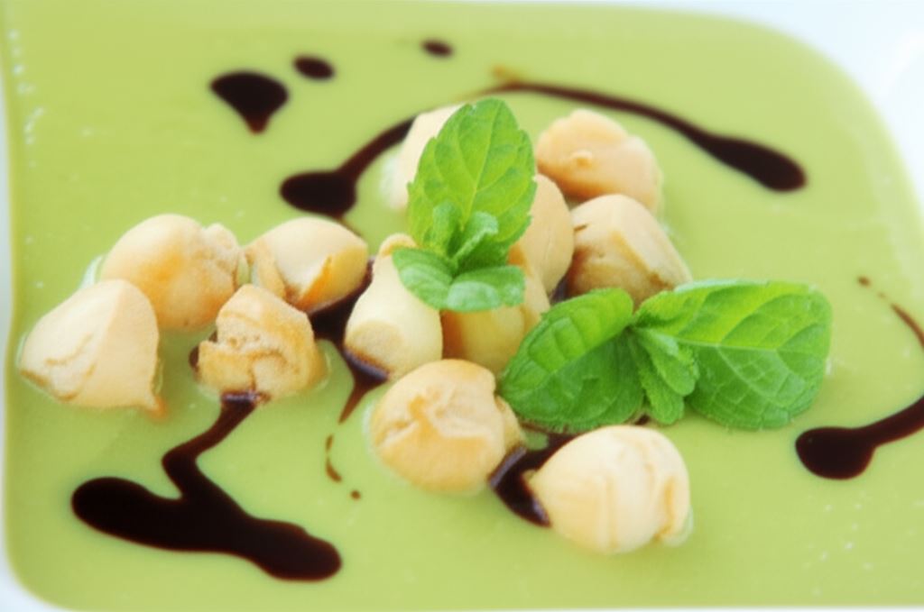 Zupa krem z zielonego groszku