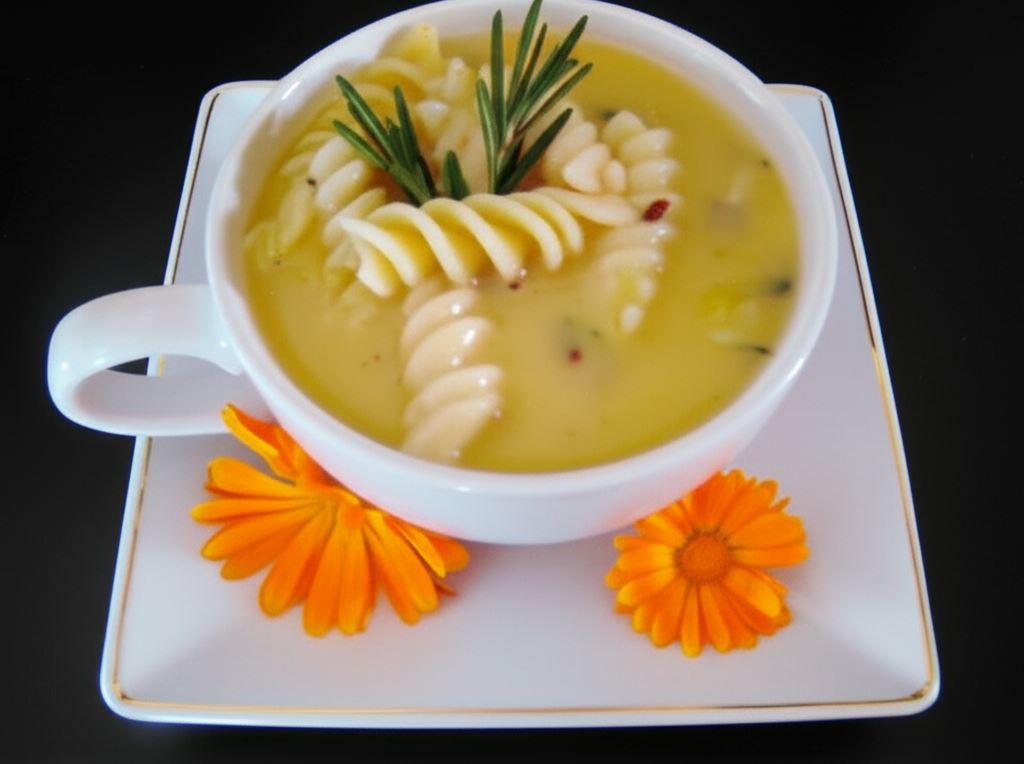 Zupa kurkowa z makaronem