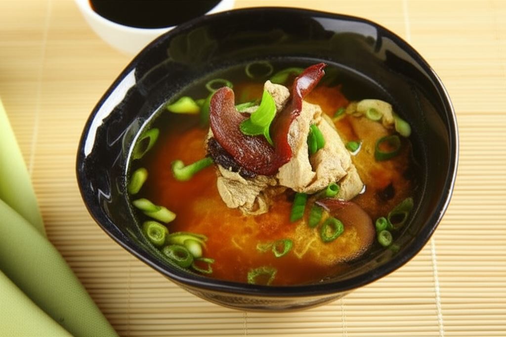 Zupa ostro-kwaśna z polędwicą