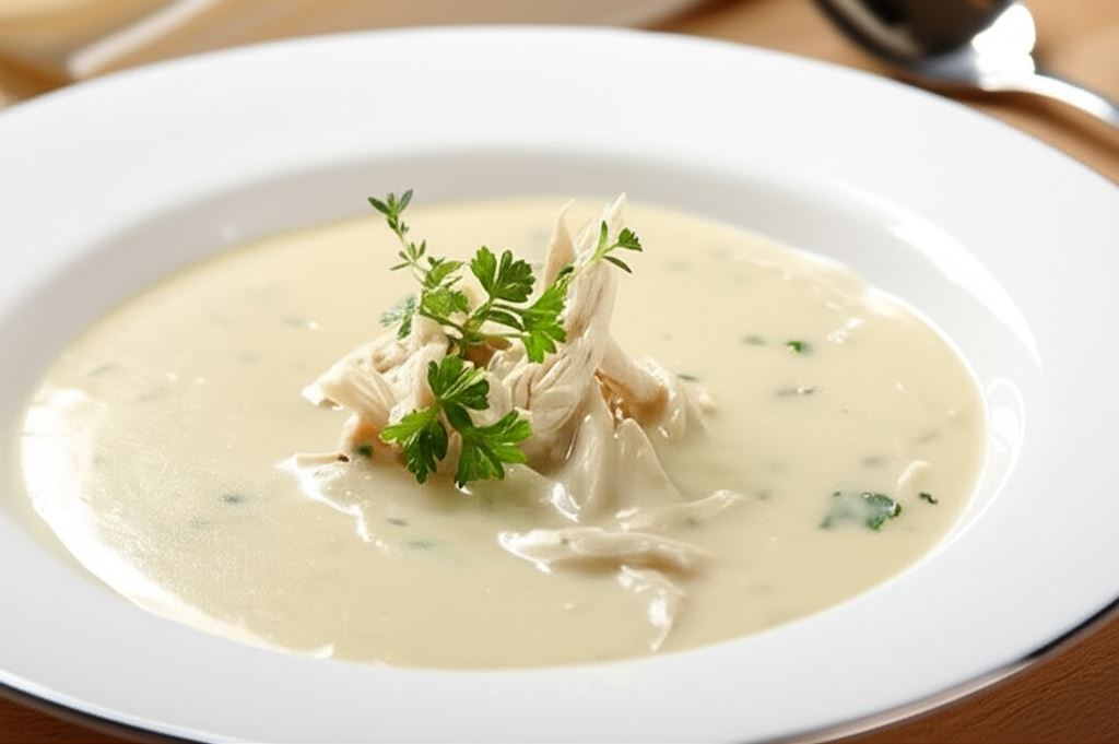 Zupa pieczarkowa z kurczakiem