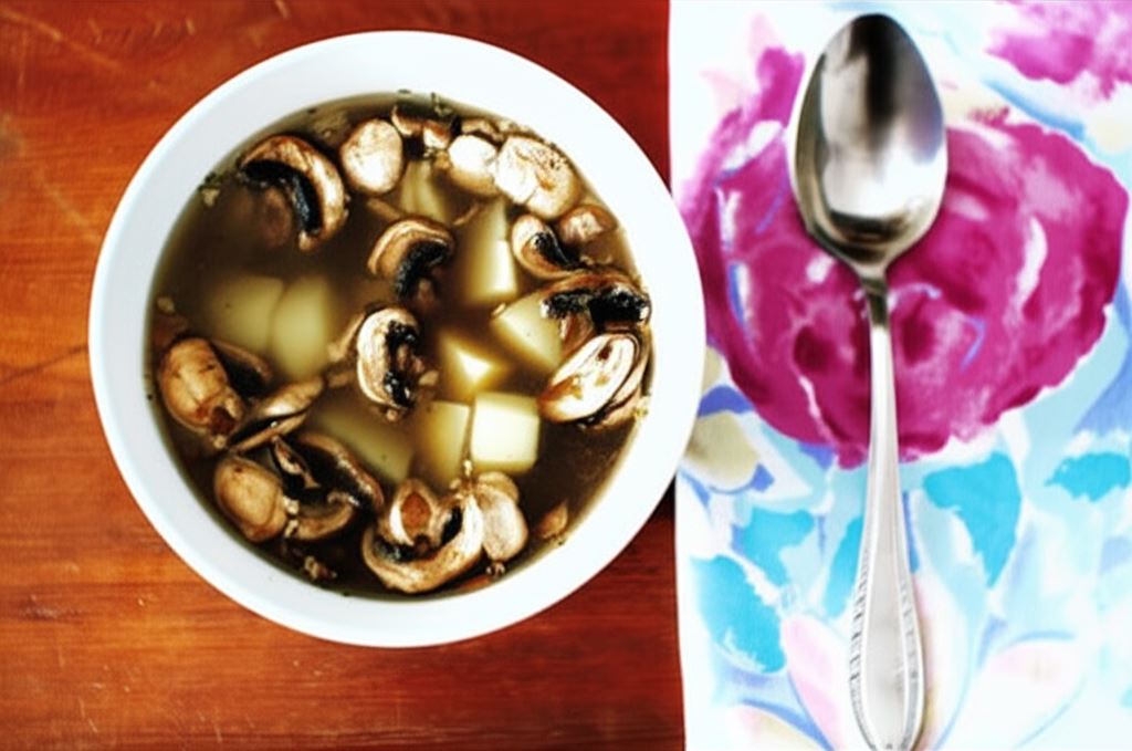 Zupa pieczarkowa z nutą białych trufli