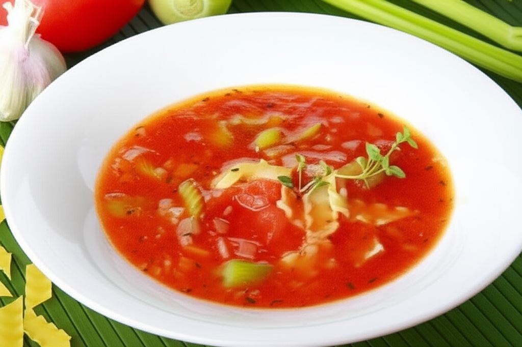 Zupa pomidorowa z makaronem
