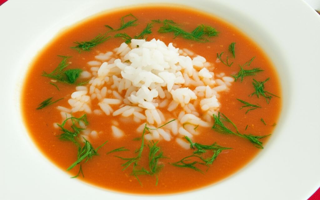 Zupa pomidorowa ze świeżych pomidorów