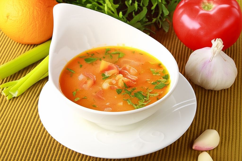 Zupa pomidorowa z nutą pomarańczy