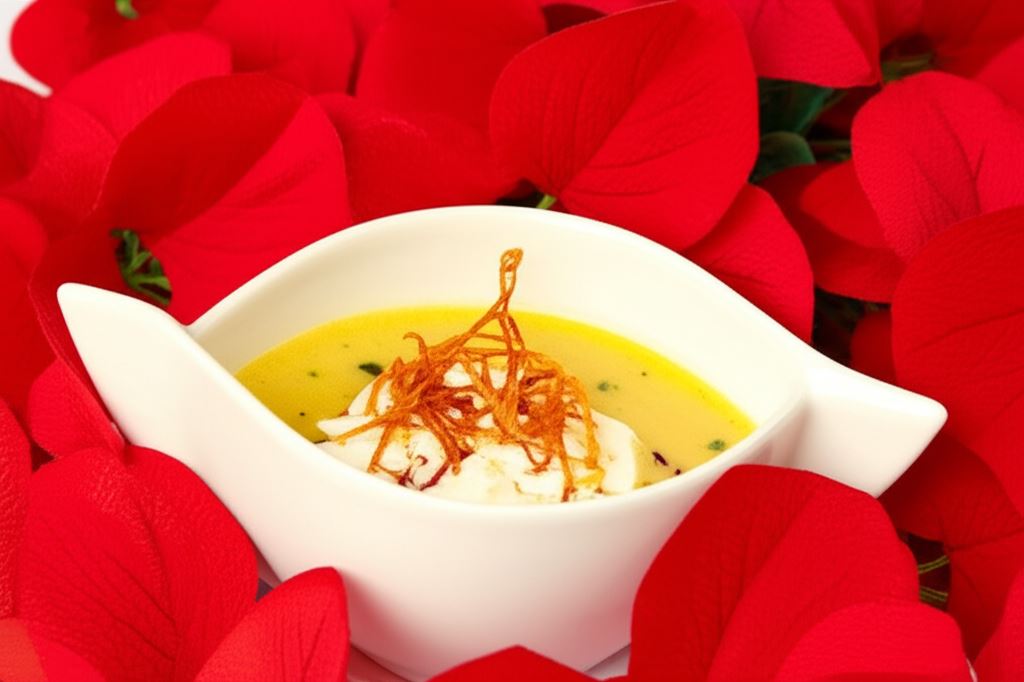 Zupa rybaka z grzybową nutą i olejem z dyni