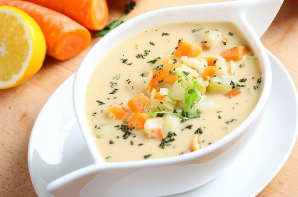 Zupa serowo-warzywna