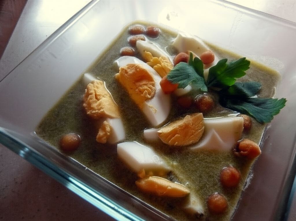 Zupa szczawiowa ze szpinakiem