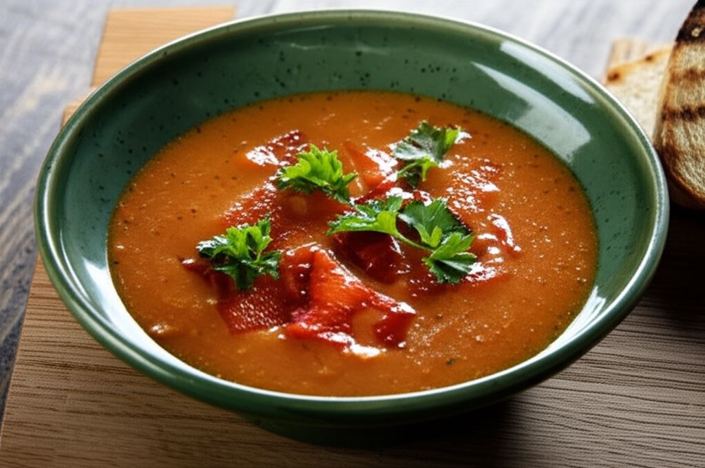 Zupa z pomidorów i papryki