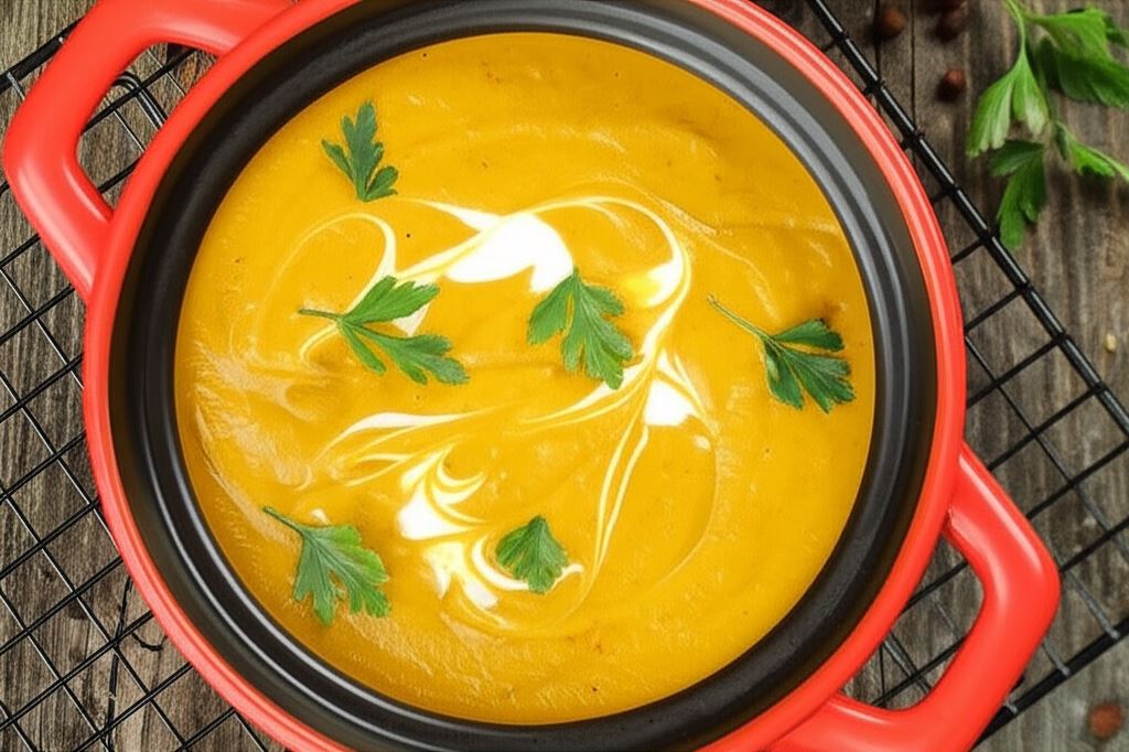 Zupa z zielonej soczewicy