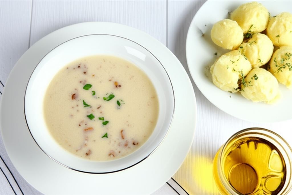 Żurek domowy z ziemniaczkami