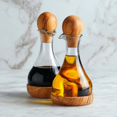 Butelki na ocet i oliwę