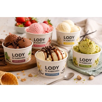 Lody w kubeczku