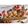 Lody w wafelku