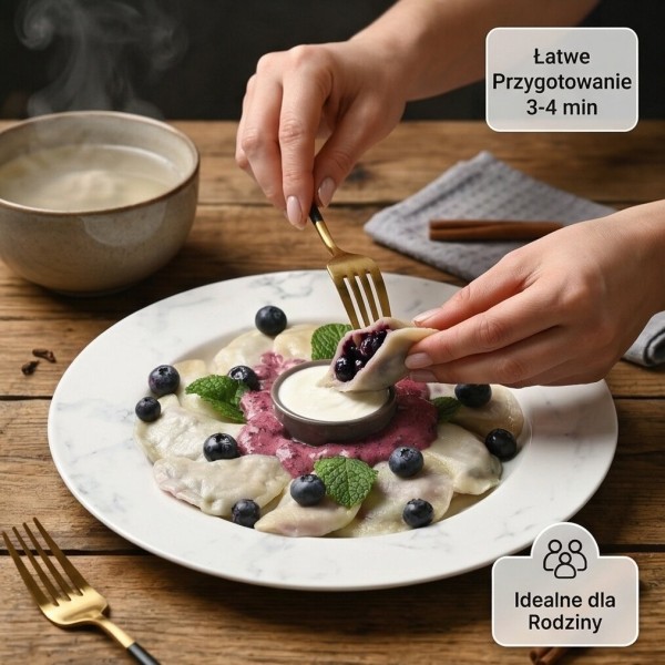 Вареники з чорницею 500 г