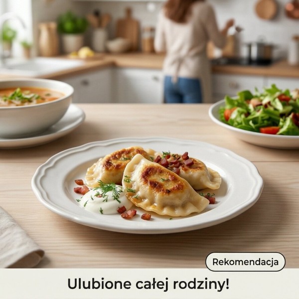 Вареники з картоплею, сиром та цибулею 500 г