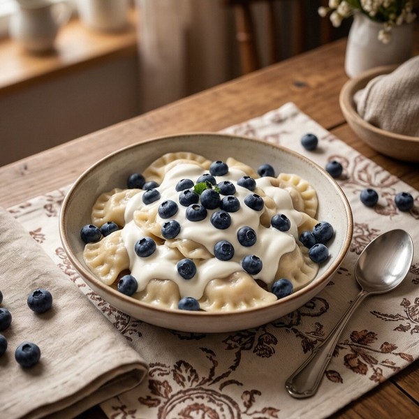 Вареники з чорницею 500 г