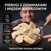 Вареники з картоплею та свининою 1 кг
