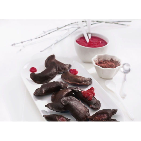 Шоколадні пельмені з сиром та шоколадними краплями 1 кг