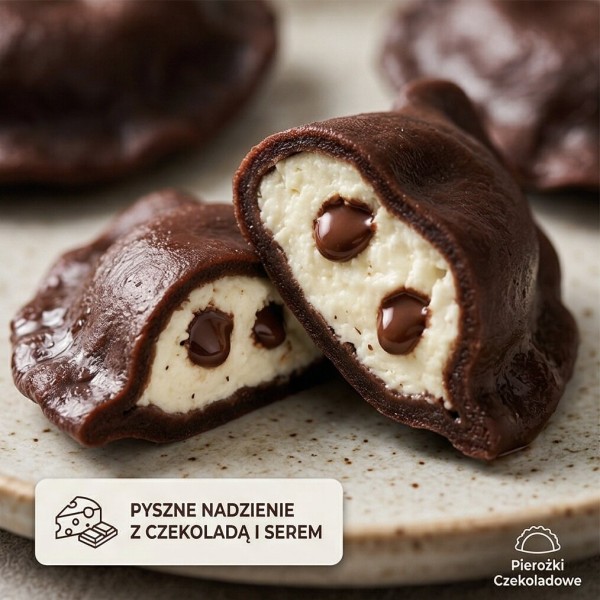 Шоколадні пельмені з сиром та шоколадними краплями 1 кг