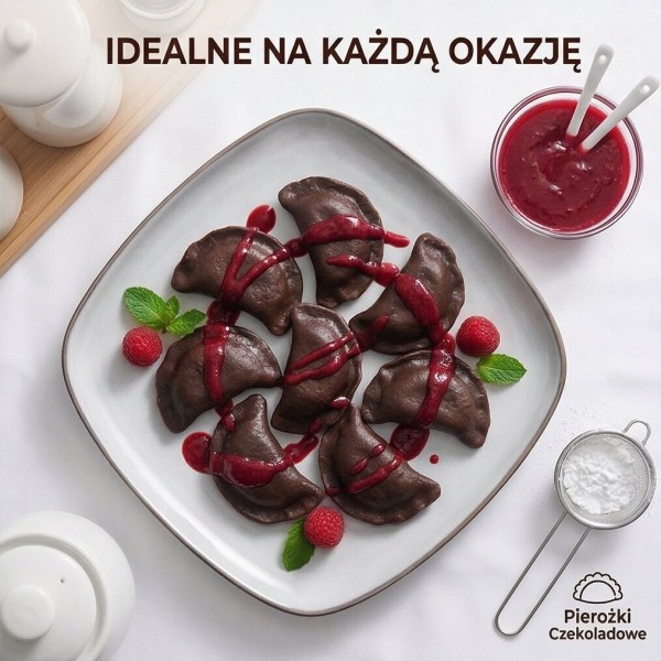 Шоколадні пельмені з сиром та шоколадними краплями 1 кг