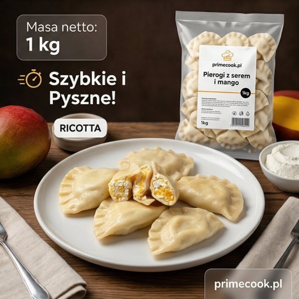 Pierożki z serem i mango 1kg