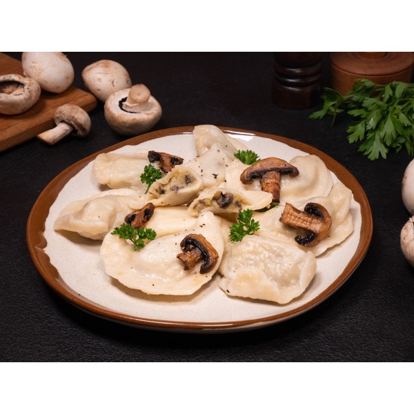 Вареники з капустою та грибами 1 кг