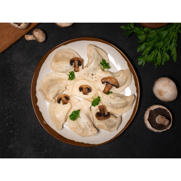 Вареники з капустою та грибами 1 кг