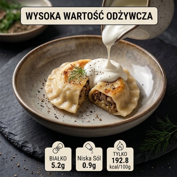 Вареники з капустою та грибами 1 кг