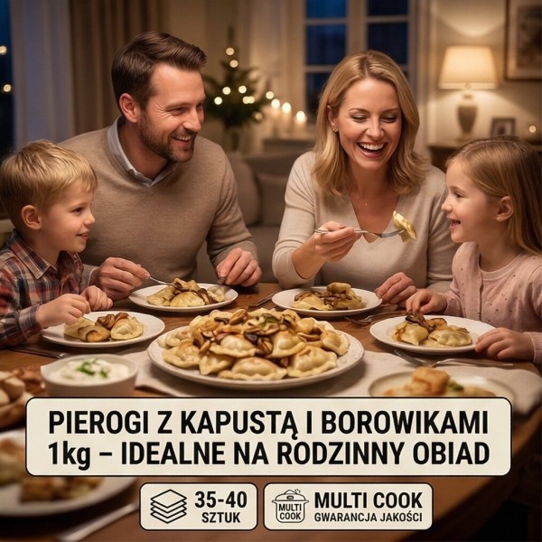 Вареники з капустою та грибами 1 кг