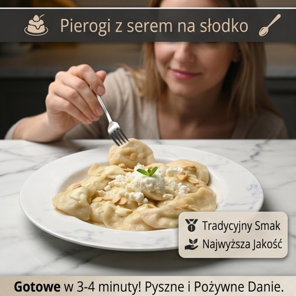 Pierogi z serem na słodko 500g