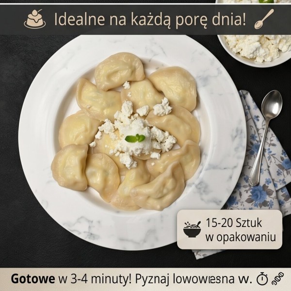 Pierogi z serem na słodko 500g