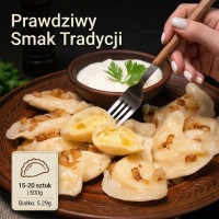 Вареники з картоплею та шкварками 500 г