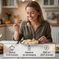 Pierogi z mięsem wieprzowym 1kg