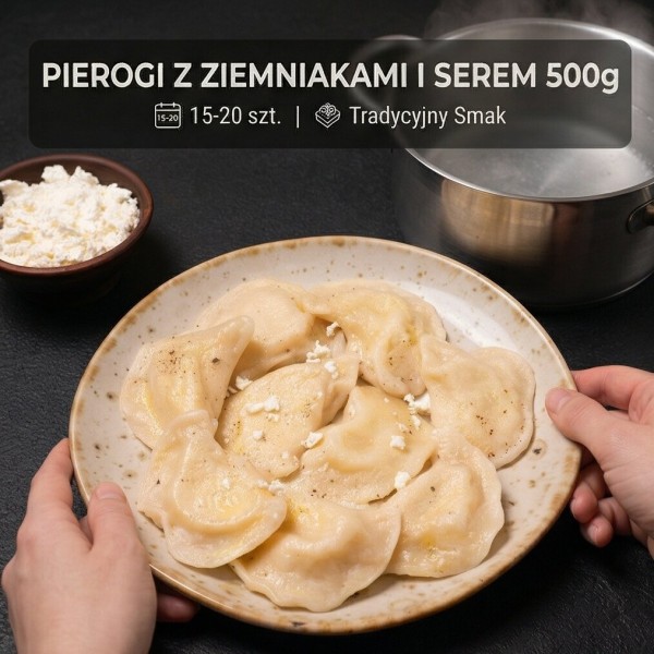 Pierogi z ziemniakami i serem 500g