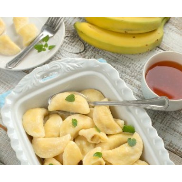 Вареники з сиром та бананом 500 г