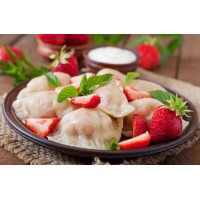 Pierożki z twarogiem i truskawkami 1kg