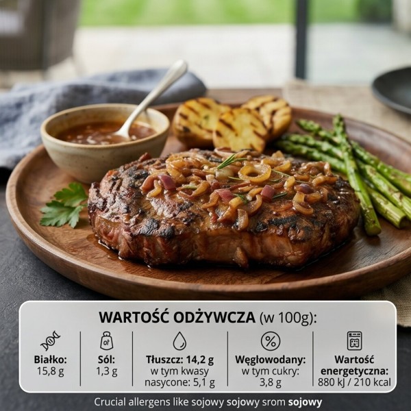 Stek z karkówki „miodowa papryka”