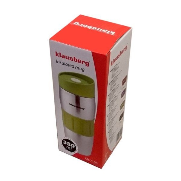 Термокружка швидкого відкриття 380 мл KLAUSBERG KB-7100