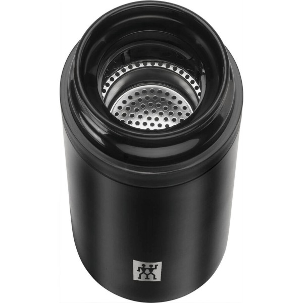 Термоконтейнер ZWILLING THERMO з заварювачем для чаю 420 мл чорний