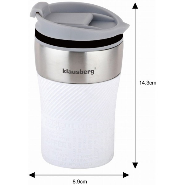 МАЛА ТЕРМОЧАШКА 280 МЛ KLAUSBERG БІЛА KB-7623