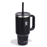HF-Mug 32oz Універсальний дорожній стаканчик чорного кольору