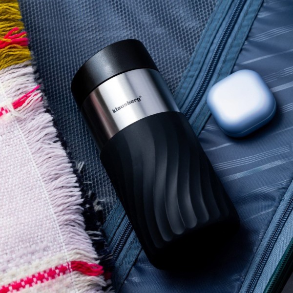 Термокружка 300 мл Klausberg чорна KB-7629