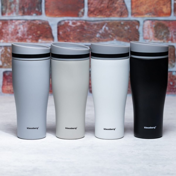 Термокружка 380 мл Клаусберг сіра KB-7618